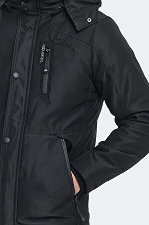 Slazenger HANKIN Erkek  Siyah Mont & Kaban