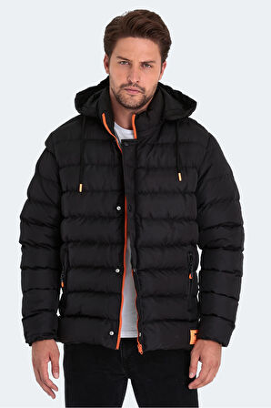 Slazenger SALINE Erkek  Siyah Mont & Kaban