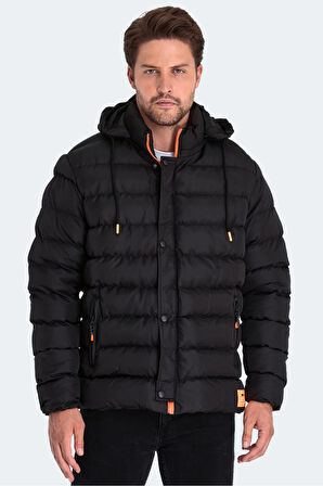 Slazenger SALINE Erkek  Siyah Mont & Kaban