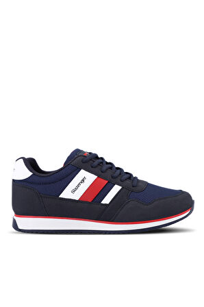 Slazenger ORIGIN I Sneaker Erkek Ayakkabı Lacivert / Kırmızı