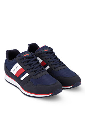 Slazenger ORIGIN I Sneaker Erkek Ayakkabı Lacivert / Kırmızı