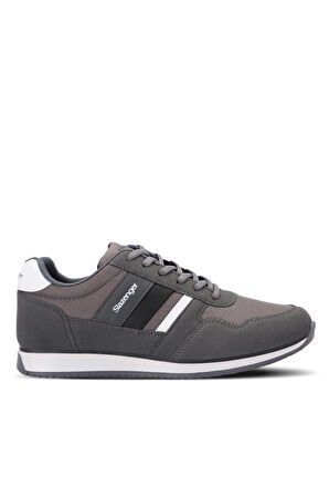 Slazenger ORIGIN I Sneaker Erkek Ayakkabı Koyu Gri / Beyaz