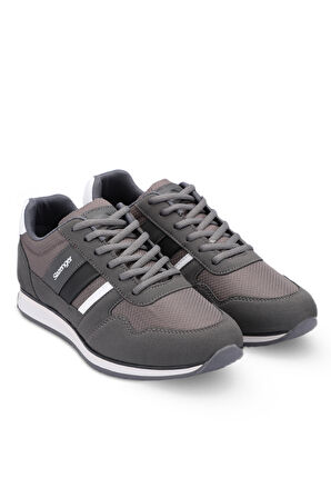 Slazenger ORIGIN I Sneaker Erkek Ayakkabı Koyu Gri / Beyaz