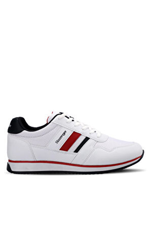Slazenger ORIGIN I Sneaker Erkek Ayakkabı Beyaz / Kırmızı