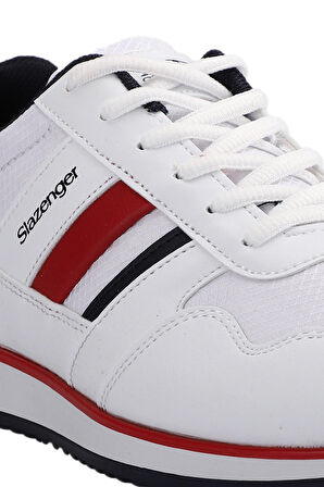 Slazenger ORIGIN I Sneaker Erkek Ayakkabı Beyaz / Kırmızı