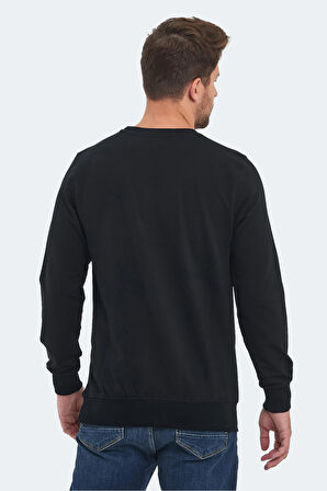 Slazenger ORTWIN IN Erkek Sweatshirt Siyah