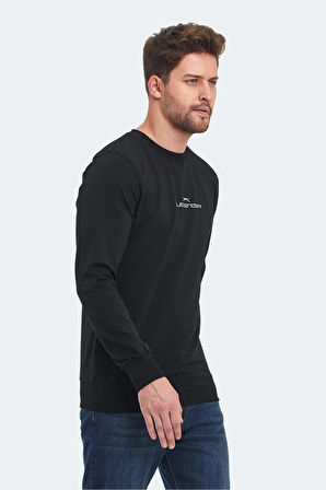 Slazenger ORTWIN IN Erkek Sweatshirt Siyah
