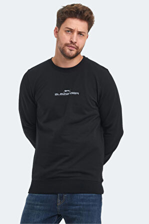Slazenger ORTWIN IN Erkek Sweatshirt Siyah