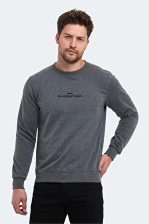 Slazenger ORTWIN IN Erkek Sweatshirt Koyu Gri