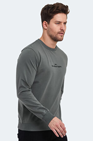 Slazenger ORTWIN IN Erkek Sweatshirt Haki