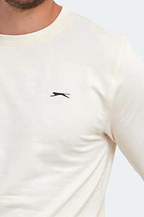 Slazenger ORVAR IN Erkek Sweatshirt Bej