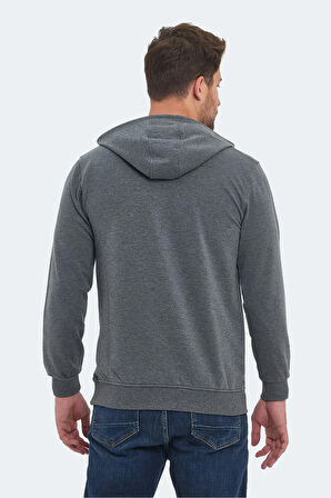 Slazenger OSLO IN Erkek Sweatshirt Koyu Gri