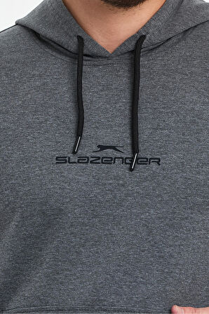 Slazenger ONCA IN Erkek Sweatshirt Koyu Gri