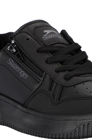 Slazenger MAJORITY I Sneaker Kadı  Ayakkabı Siyah / Siyah