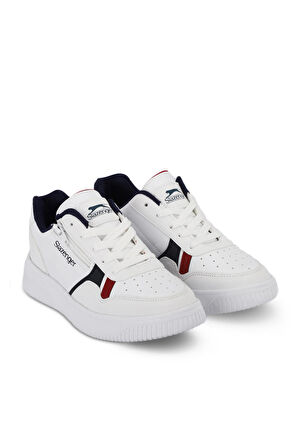 Slazenger MAJORITY I Sneaker Kadı  Ayakkabı Beyaz / Lacivert