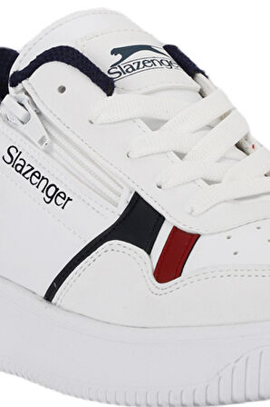 Slazenger MAJORITY I Sneaker Kadı  Ayakkabı Beyaz / Lacivert