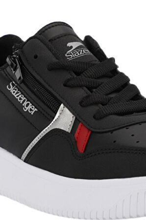 Slazenger MAJORITY I Kadın  Siyah / Beyaz Günlük Spor Ayakkabısı
