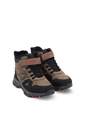 Slazenger NESKE Çocuk Cırt Cırtlı Kahve Bot