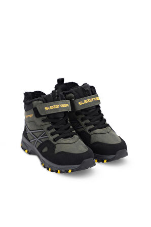 Slazenger NESKE Çocuk Cırt Cırtlı Haki Bot