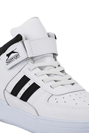 Slazenger NICOLA I Çocuk Cırt Cırtlı Beyaz / Siyah Günlük Spor Ayakkabısı