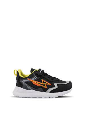 Slazenger KAOR KTN Çocuk Cırt Cırtlı Siyah / Beyaz Günlük Spor Ayakkabısı