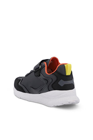 Slazenger KAOR KTN Çocuk Cırt Cırtlı Koyu Gri Günlük Spor Ayakkabısı