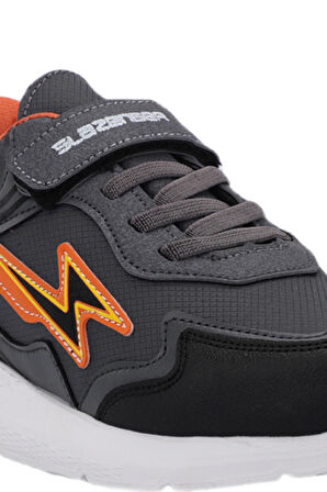 Slazenger KAORU KTN Çocuk Cırt Cırtlı Koyu Gri Günlük Spor Ayakkabısı