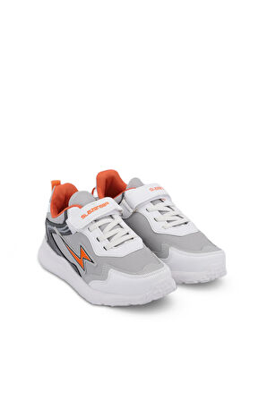 Slazenger KAORU KTN Unisex Çocuk Sneaker Ayakkabı Gri / Turuncu