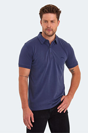 Slazenger KUGGA Erkek  Indigo Tişört