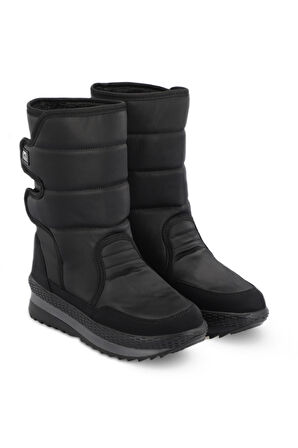 Slazenger HABIT IN Çocuk Cırt Cırtlı Siyah Bot