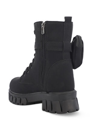 ESEM HELLO Kadın  Siyah Nubuk Bot