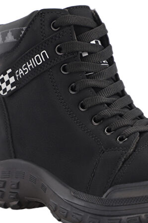 ESEM HERTHA Kadın  Siyah Nubuk Bot