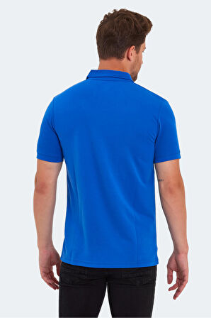 Slazenger KUGGA Erkek  Saks Mavi Tişört