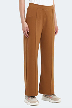 Slazenger VELASCO I Kadın Bol Paça Hardal Eşofman Altı