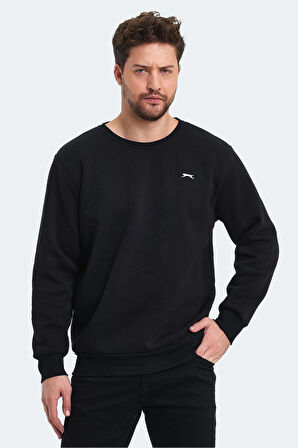 Slazenger KONNOR IN Erkek Sweatshirt Siyah