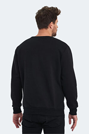 Slazenger KONNOR IN Erkek Sweatshirt Siyah