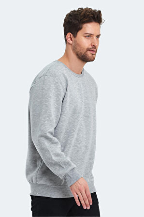 Slazenger KONNOR IN Erkek Sweatshirt Gri