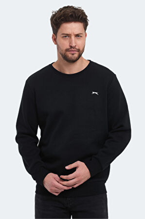 Slazenger KORAL IN Erkek Sweatshirt Siyah