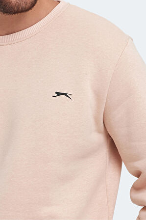 Slazenger KORAL IN Erkek Sweatshirt Bej