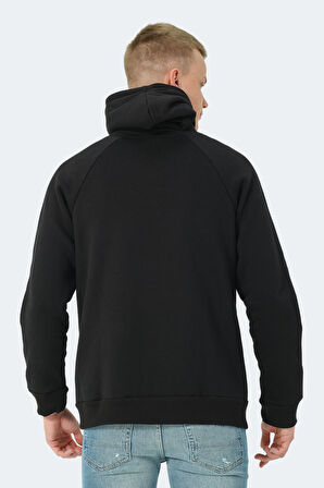 Slazenger KAINAN Erkek Sweatshirt Siyah