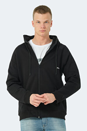 Slazenger KAINAN Erkek Sweatshirt Siyah