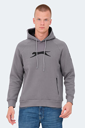 Slazenger KNIFE I Erkek Sweatshirt Koyu Gri