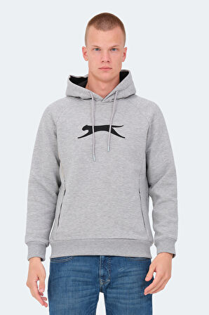 Slazenger KNIFE I Erkek Sweatshirt Gri