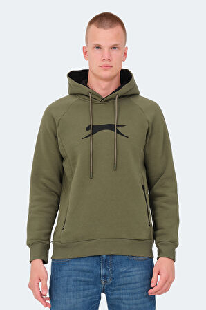 Slazenger KNIFE I Erkek Sweatshirt Haki