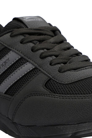 Slazenger EASTERN I Sneaker Erkek Ayakkabı Siyah / Koyu Gri