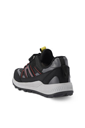 Slazenger KROSS KTN Çocuk Cırt Cırtlı Siyah / Kırmızı Günlük Spor Ayakkabısı