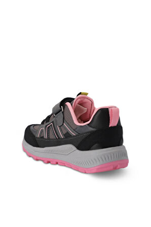 Slazenger KROSS Sneaker Kız Çocuk Ayakkabı Koyu Gri / Pembe