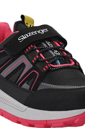 Slazenger KROSS KTN Sneaker Kız Çocuk Ayakkabı Siyah / Fuşya