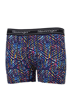 Slazenger JAMA Erkek Boxer İç Giyim Lacivert / Kırmızı