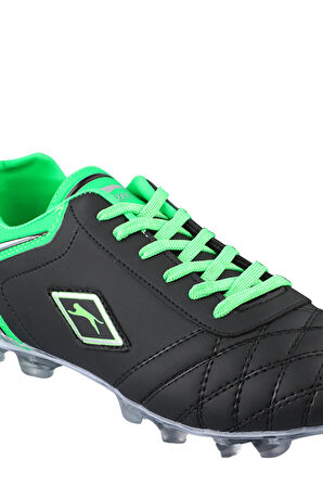 Slazenger HUGO KR Futbol Erkek Krampon Ayakkabı Siyah / Yeşil